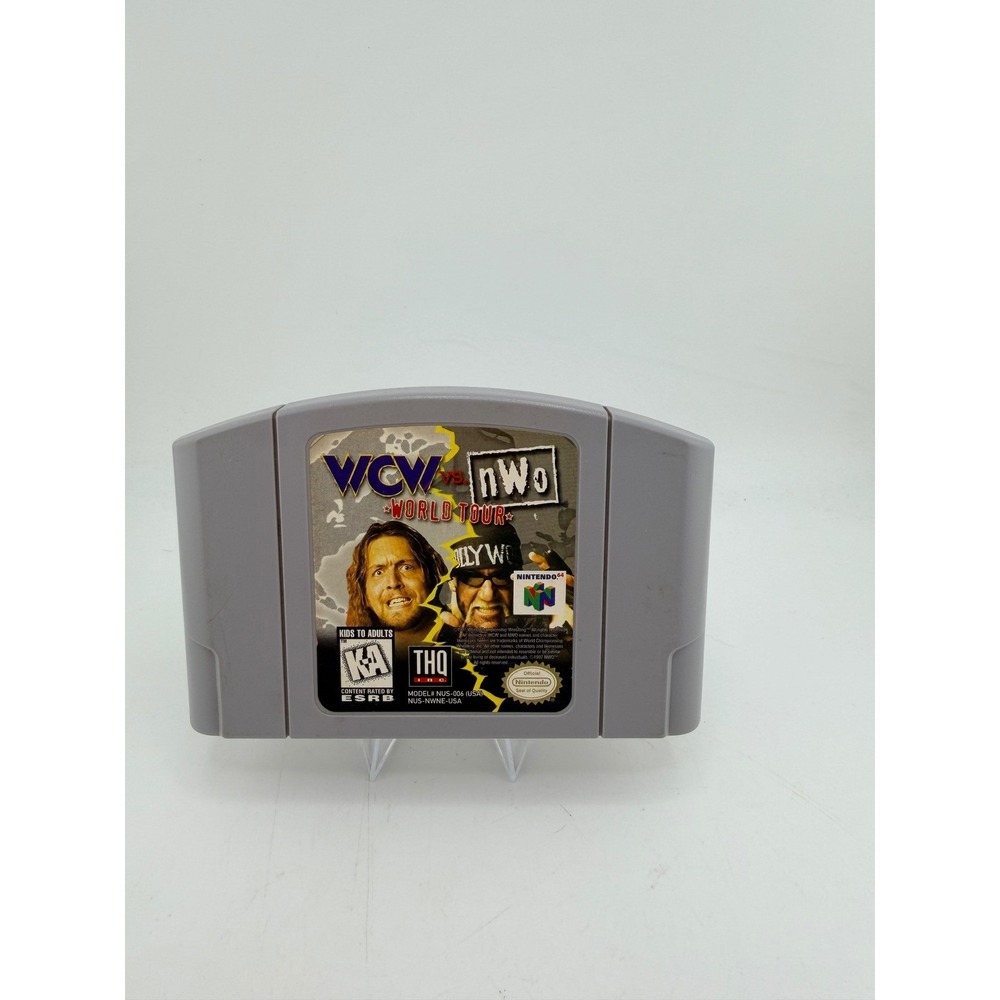 WCW vs nWo World Tour Nintendo 64 N64 Game Cartridge NUS-NWNE-USA THQ‎ 1997